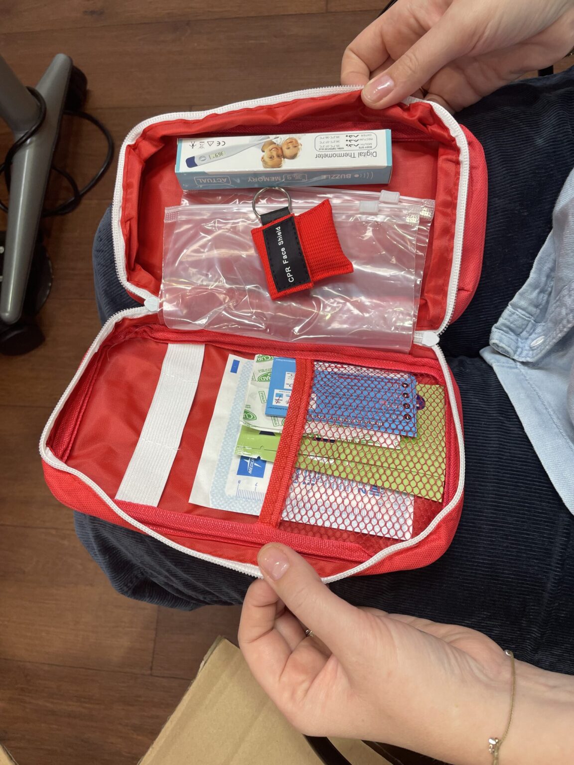 A first aid kit from Firefly Program for every new mother — with naloxone inside