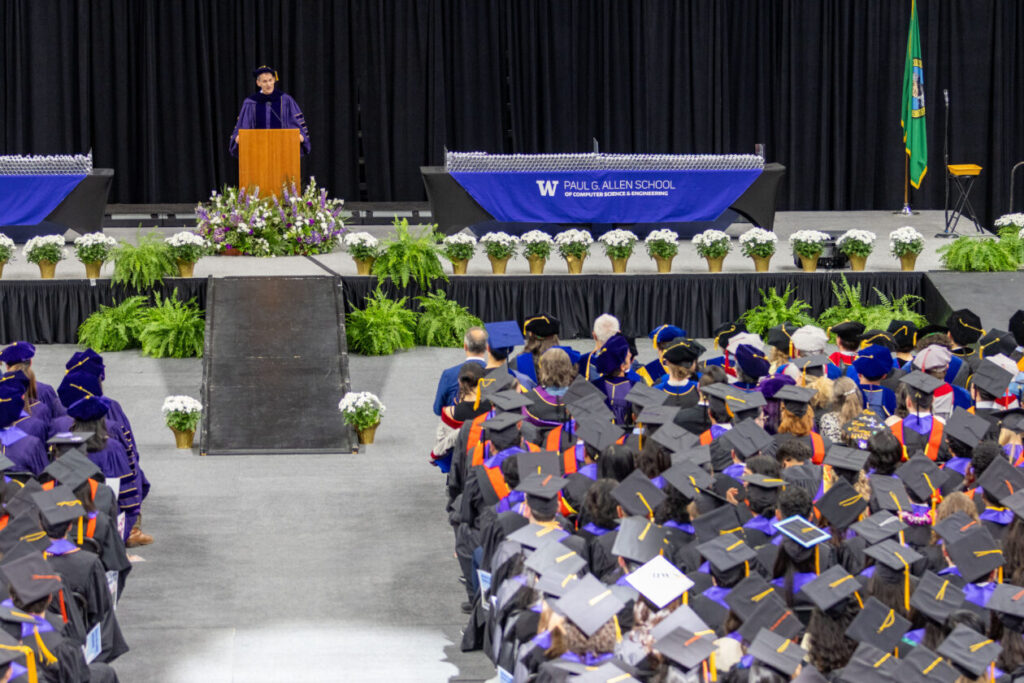 Jeff Dean Addresses UW Computer Science Graduates LDS Logo