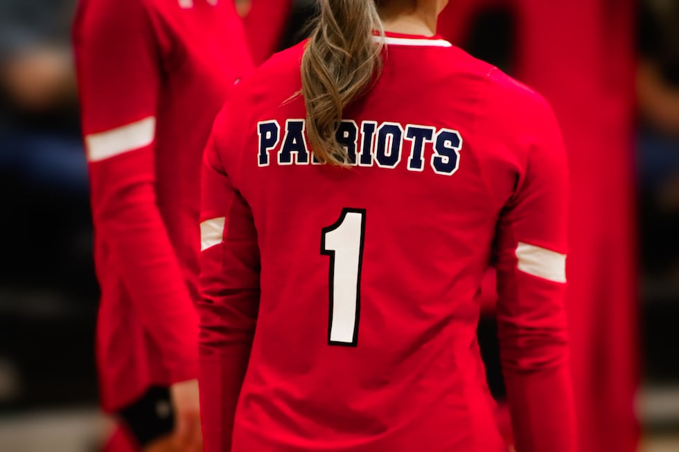 Blayne Robison and the San Jacinto Lady Patriots sweep Holy Cross on the road on September 10,...