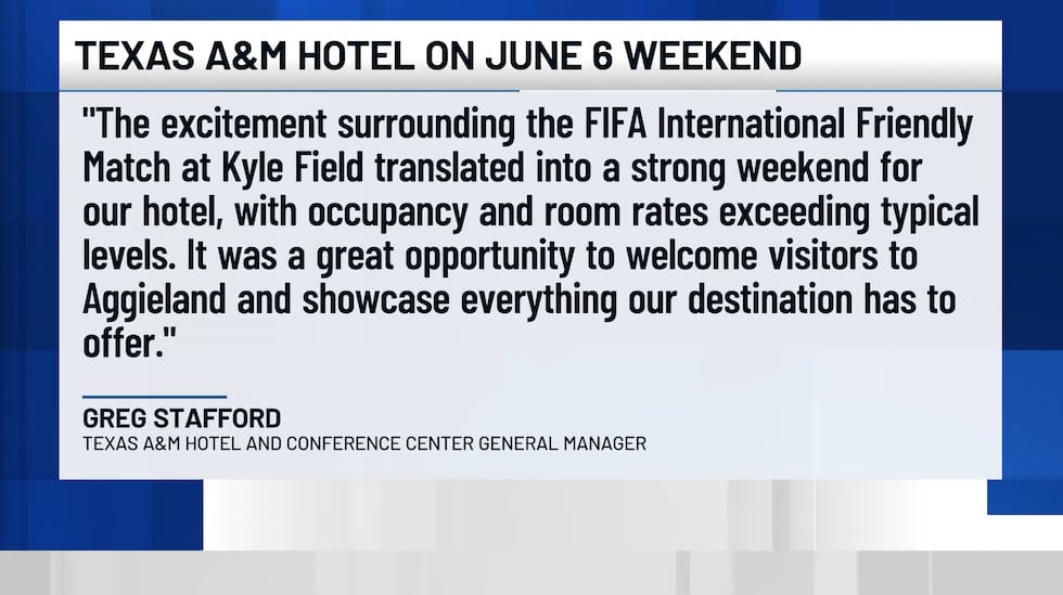 Statement from Texas A&M Hotel and Conference Center