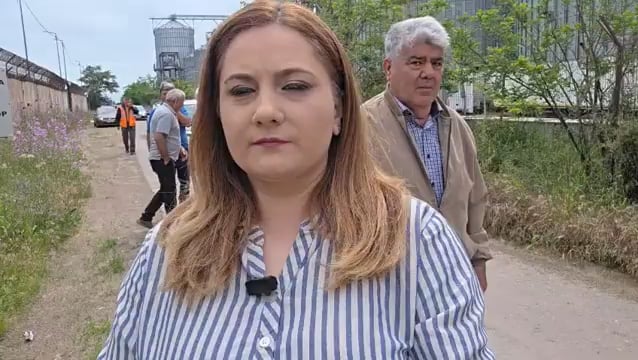 The moment of the explosion of the naval drone in the civilian port of Constanța