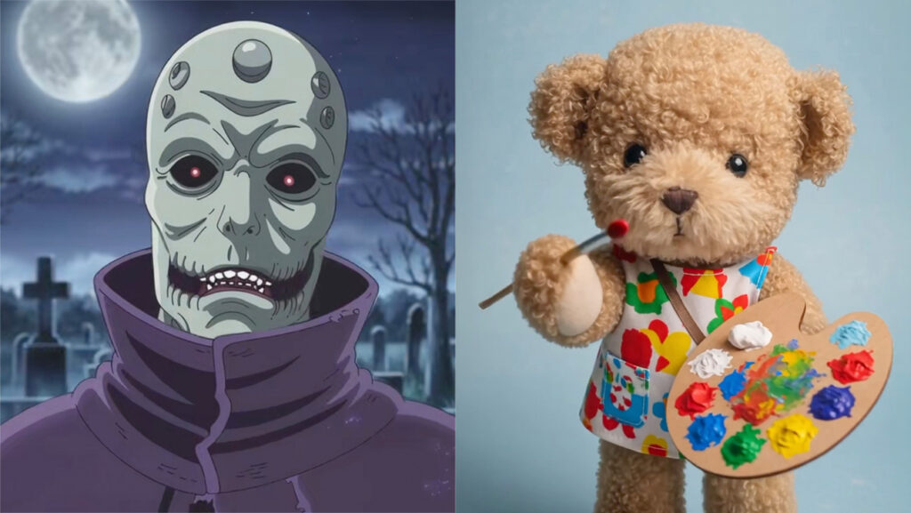 Faceless Creators Take a Hit As YouTube Cracks Down on AI Slop Screenshots from the AI-made YouTube content of faceless creators Terrorrking (left) and Teddy Pooh.