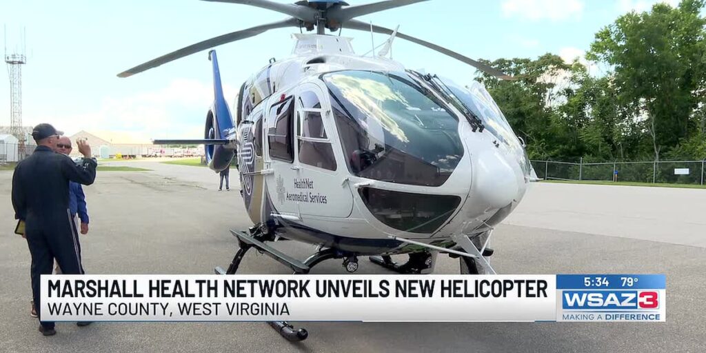 Marshall Health Network and HealthNet Aeromedical Services unveil new helicopter Marshall Health Network and HealthNet Aeromedical Services unveil new helicopter