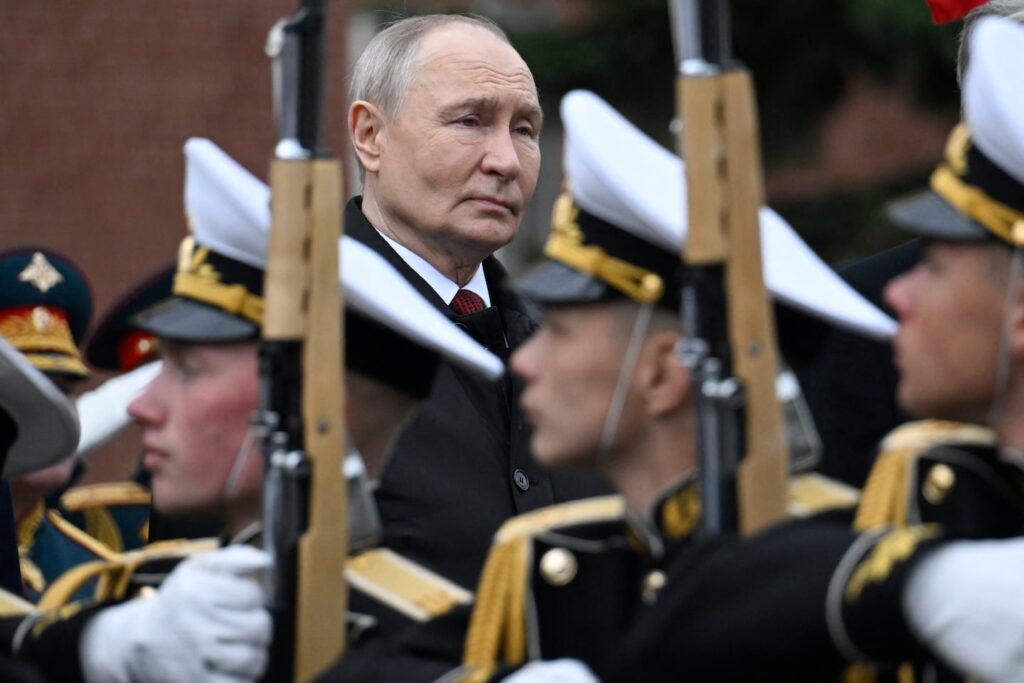 Russian President Vladimir Putin attended a ceremony at the Tomb of the Unknown Soldier in Moscow in May.