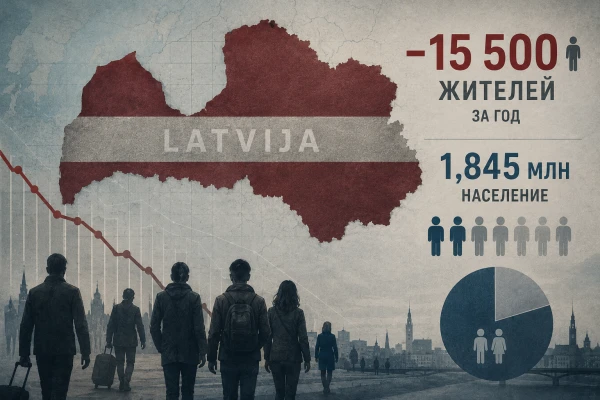 Latvia has lost another 15,000 residents. There is also one unexpected positive signal