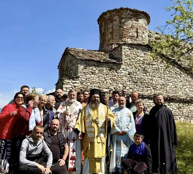 Historic Holy Trinity Monastery in Pepel celebrated Feast of the Holy Spirit in Albania