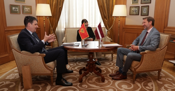 State Secretary meets the newly appointed Ambassador of Montenegro to Latvia State Secretary meets the newly appointed Ambassador of Montenegro to Latvia