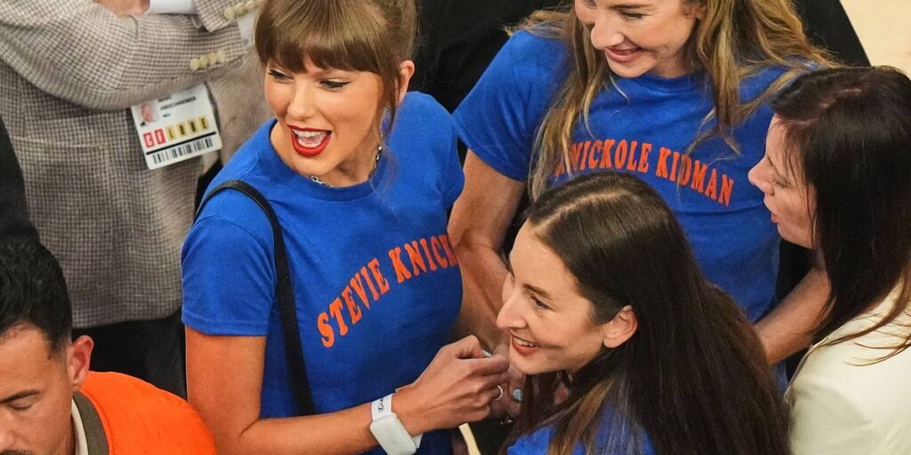 Taylor Swift attends Spurs-Knicks NBA Finals Game 4 at Madison Square Garden