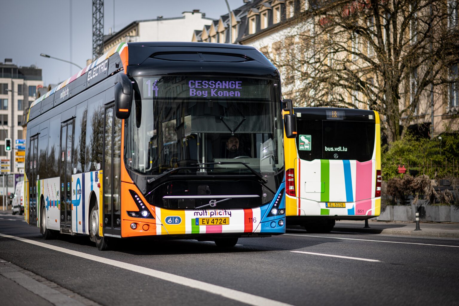 Amid transition to electric fleet: Forty million passengers used Luxembourg City buses in 2023 Amid transition to electric fleet: Forty million passengers used Luxembourg City buses in 2023