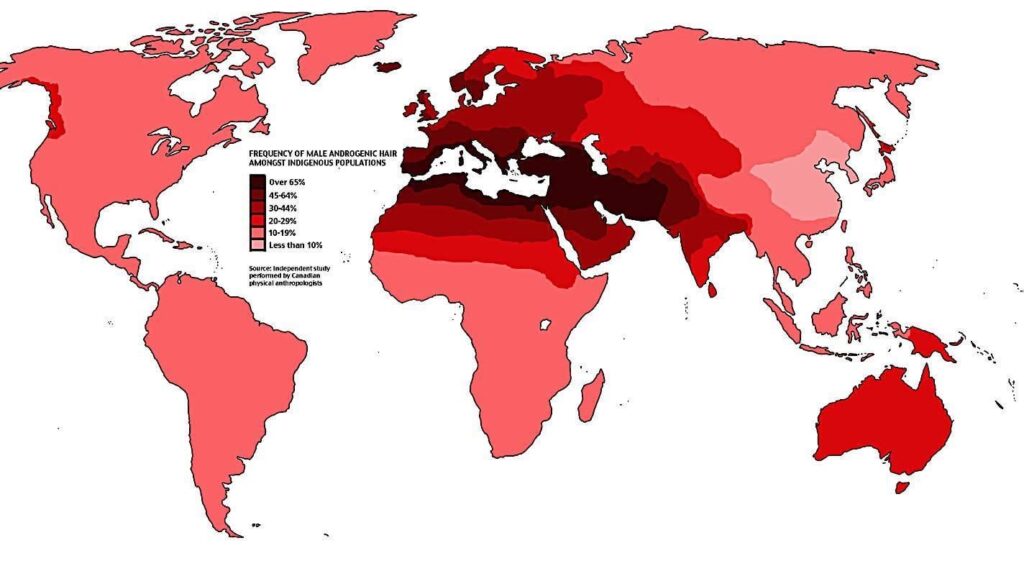 Hairiest countries in the world
