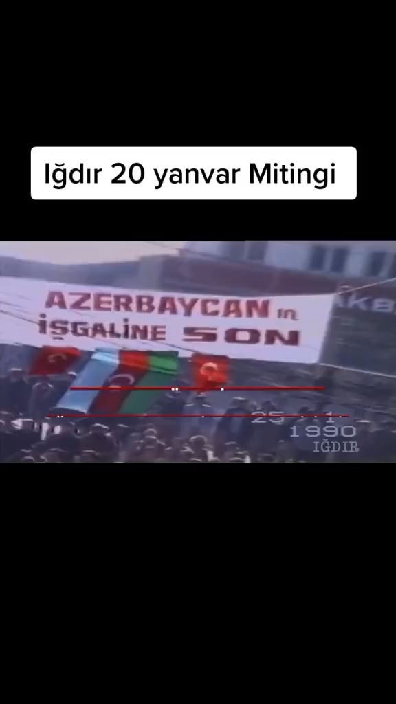 Support Meeting in Türkiye for "Black January” in 25 January 1990