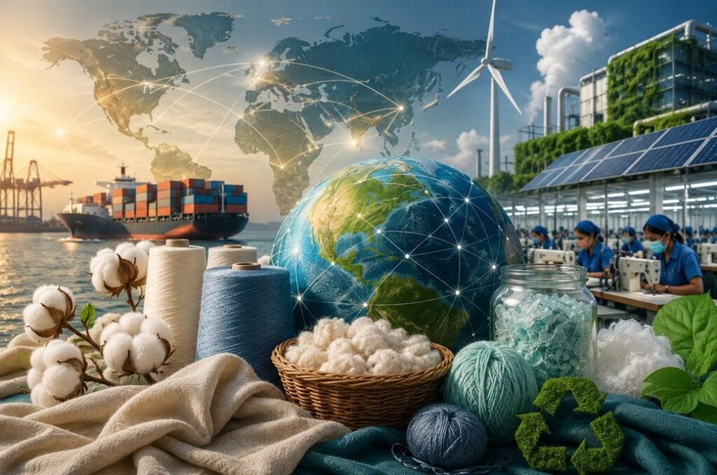 Global textile shifts: Geopolitics meets sustainability Global textile shifts: Geopolitics meets...