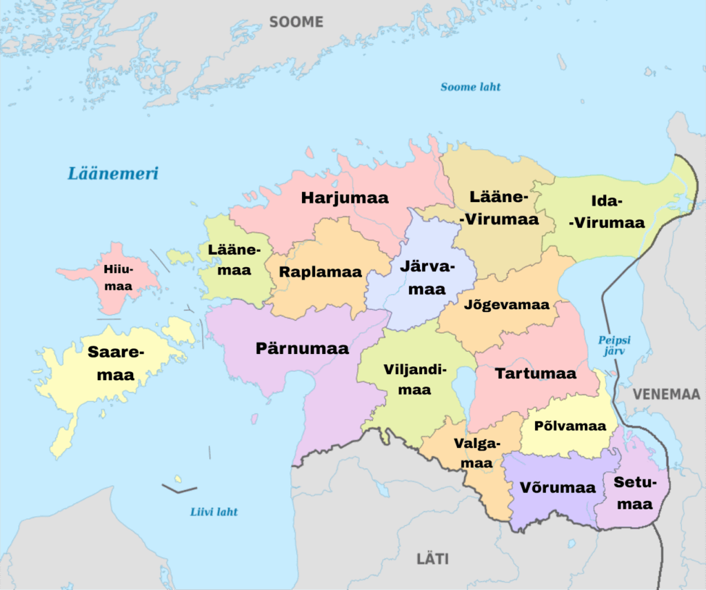 What do you think if Estonia had 16 counties?