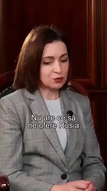 Maia Sandu: "Russia has nothing to offer us except war, dictatorship and fear."