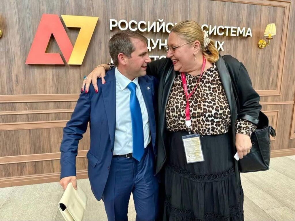 Ilan Şor and Sosoaca in Saint-Petersburg