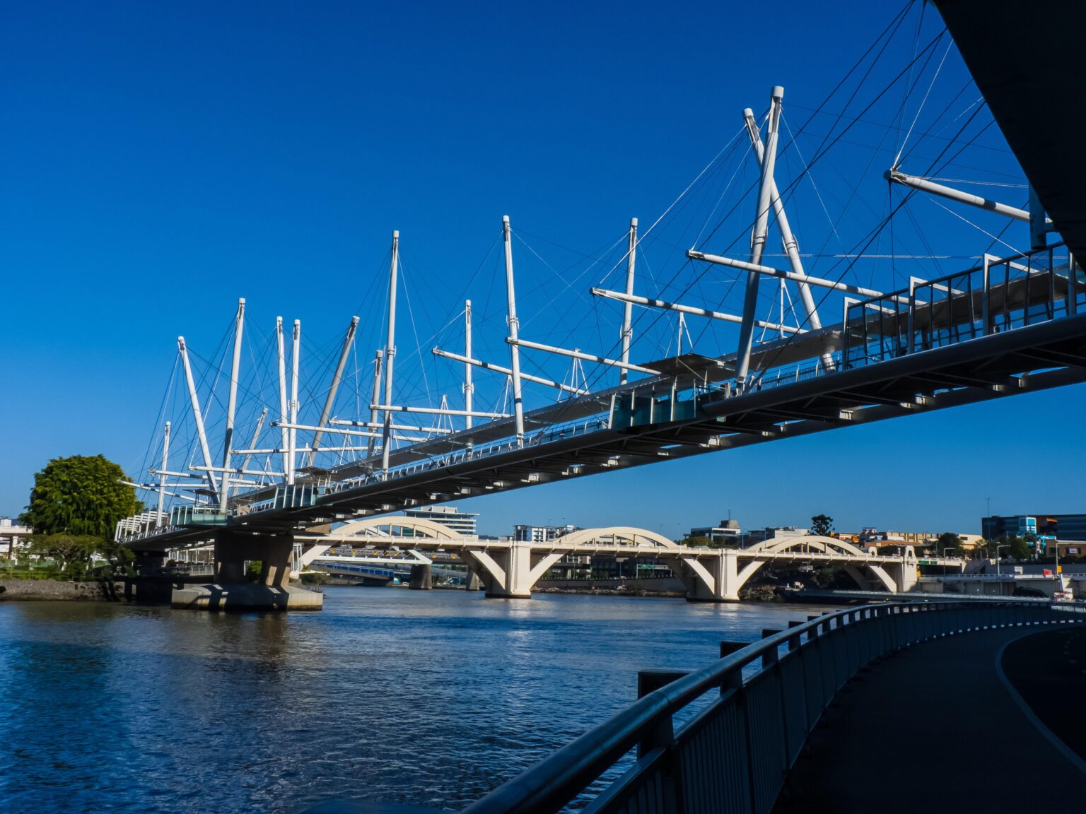 Kurilpa Bridge Closed This Morning