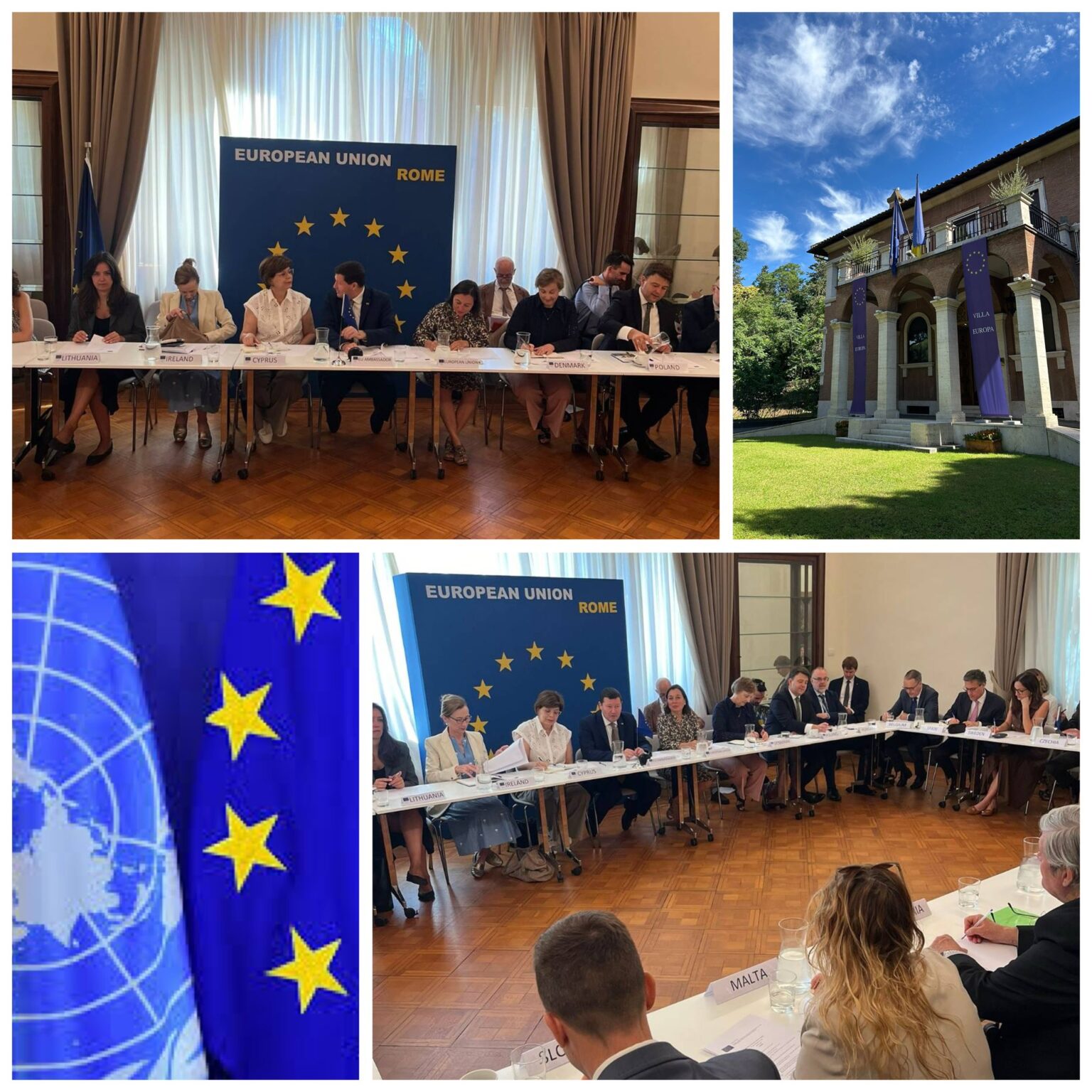 EU Heads of Missions to the UN meet at Villa Europa EU Heads of Missions to the UN meet at Villa Europa