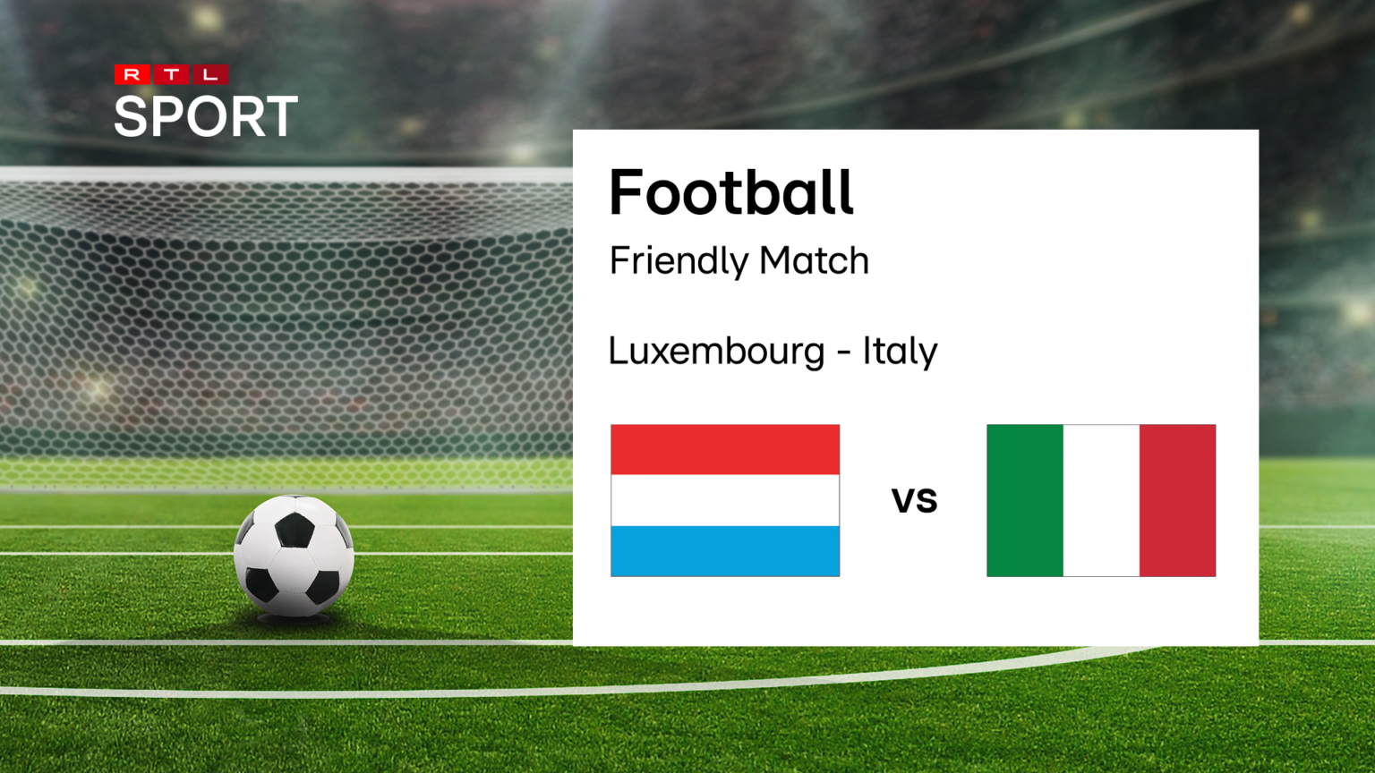 Friendly Match: Follow the Luxembourg v Italy match live at 8.45pm, with English commentary Friendly Match: Follow the Luxembourg v Italy match live at 8.45pm, with English commentary