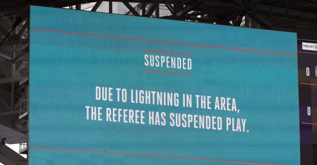 Prepare for lightning delays at the World Cup Prepare for lightning delays at the World Cup