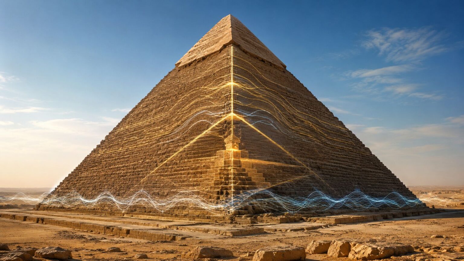 Great Pyramid has withstood for more than 4,500 years in Egypt, and a study with 37 sensors reveals how its vibrations may have reduced damage in earthquakes. Great Pyramid has withstood for more than 4,500 years in Egypt, and a study with 37 sensors reveals how its vibrations may have reduced damage in earthquakes.