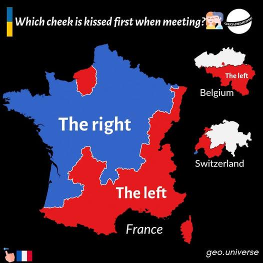 Which Cheek Do French Speakers Kiss On First In France, Belgium & Switzerland