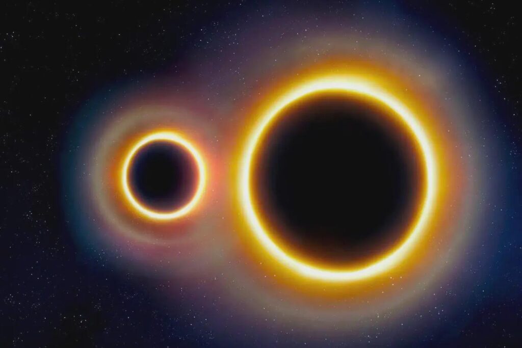 Two Black Holes Captured Together in a Historic First