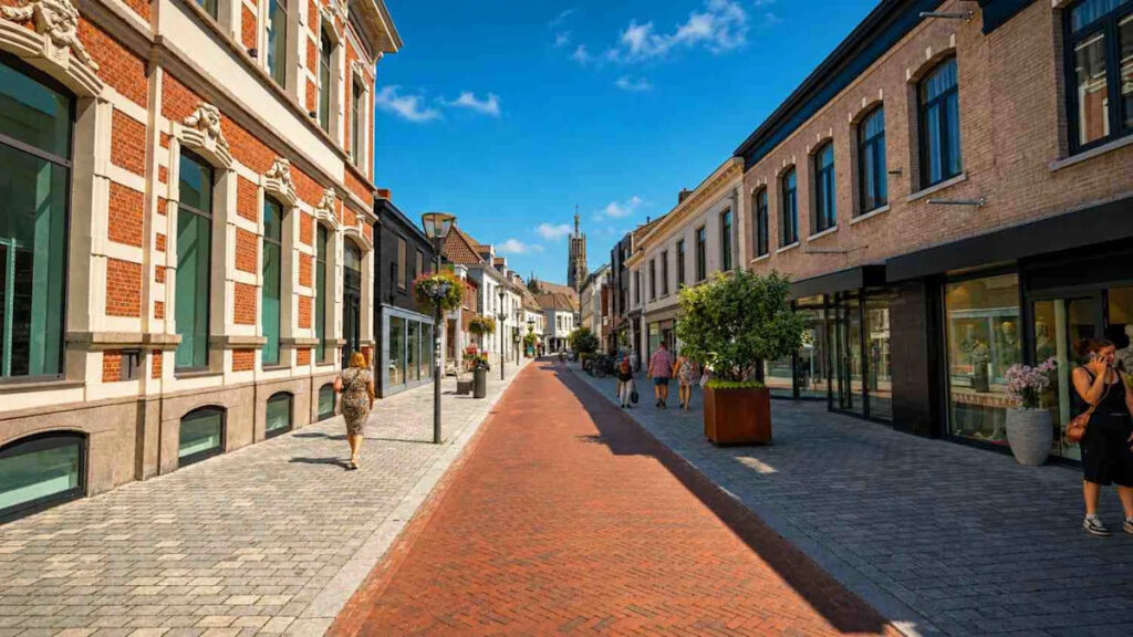 Hulst Netherlands Historic Walls and City Gates 4K