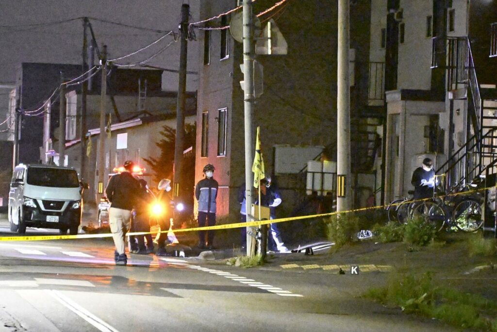 Man held after woman fatally stabbed on road in Japan's Hokkaido