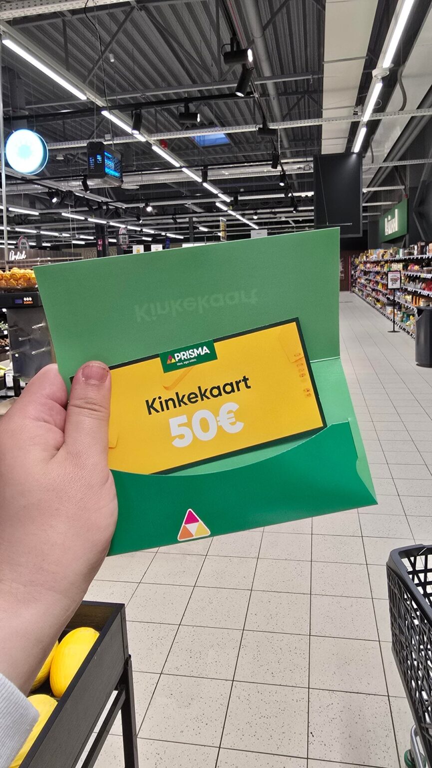I received a €50 gift card from Prisma for a reddit comment. What did I buy?