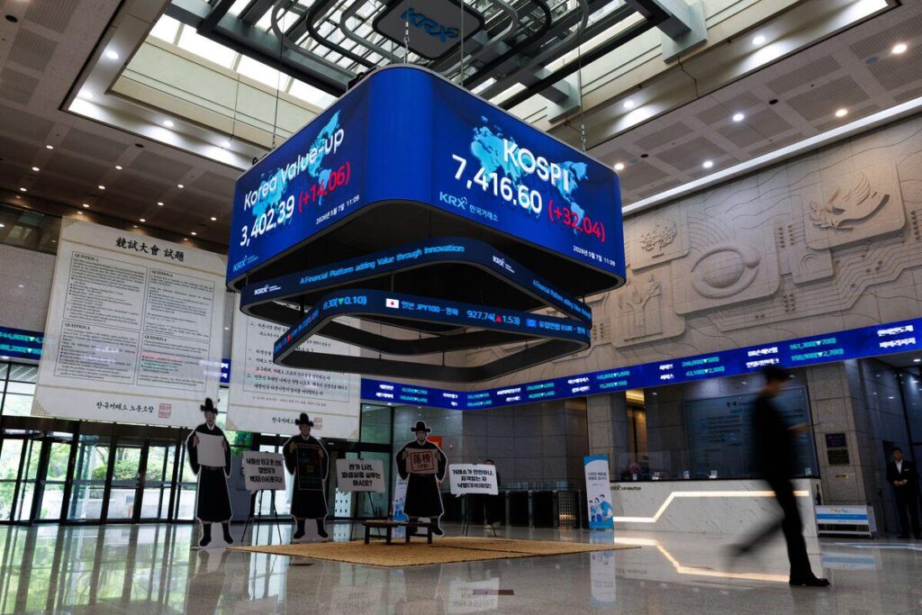South Korea Overtakes India as World’s Sixth-Largest Stock Market