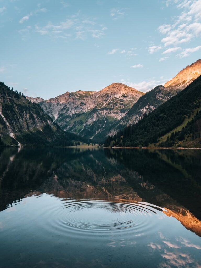 Vilsalpsee in the morning