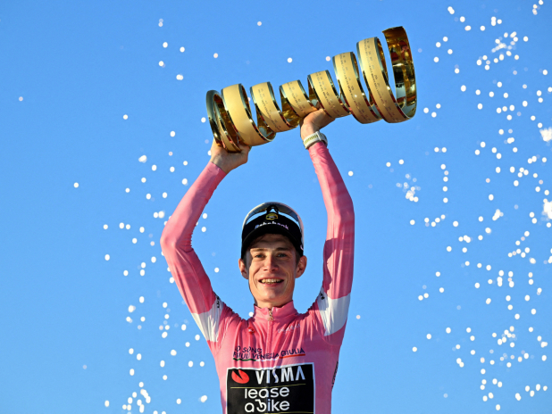 Denmark's Jonas Vingegaard wins Giro d'Italia