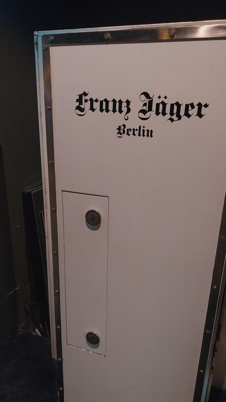 Found this safe at the Grand cinema last night