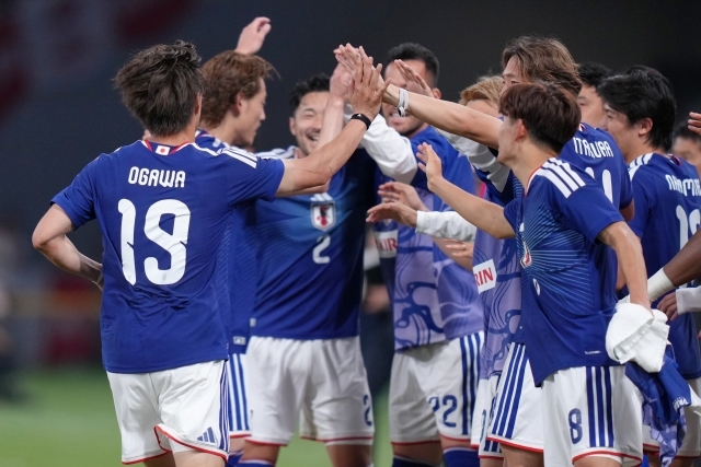 Japan won 1-0 in the warm-up match and opening ceremony against Iceland at the National Stadium in Tokyo, Japan, on May 31 (Korea time). Photo = AP = Yonhap News
