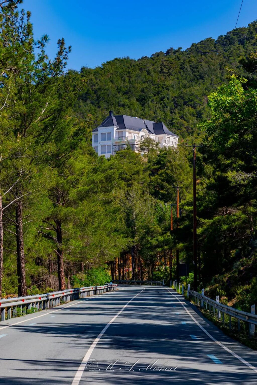 What do you think of this imposing villa built in the forest next to the Limassol - Platres road?