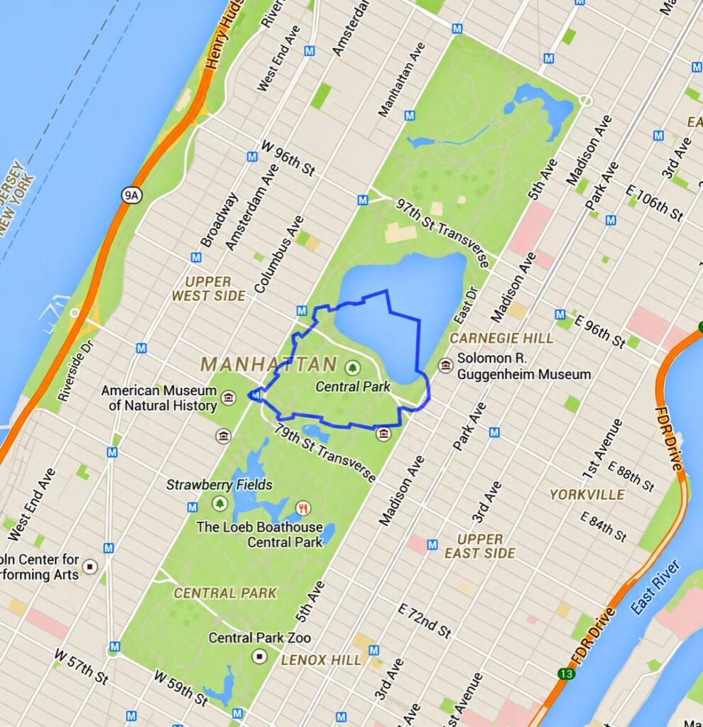 The world's smallest country compared to Central Park