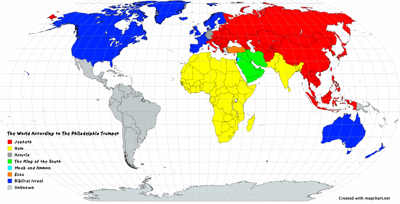 The world according to The Philadelphia Trumpet, a right-wing magazine published by the Philadelphia Church of God