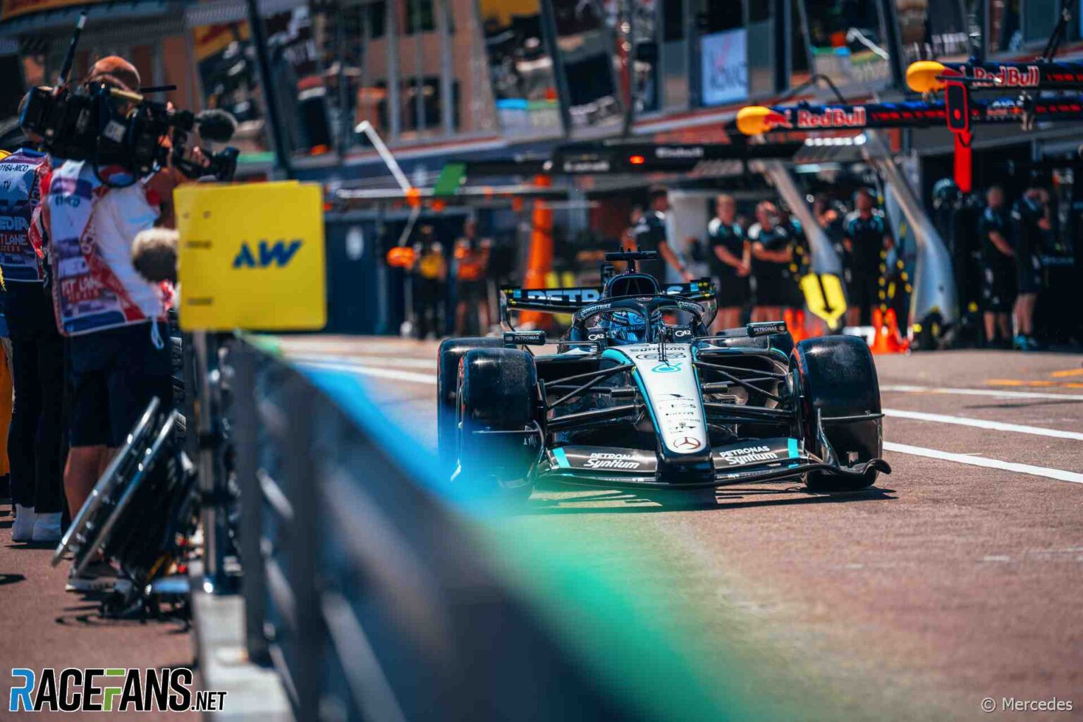 Mercedes abandon petition to review Russell’s Monaco Grand Prix penalty – RaceFans George Russell, Mercedes, Monaco, 2026