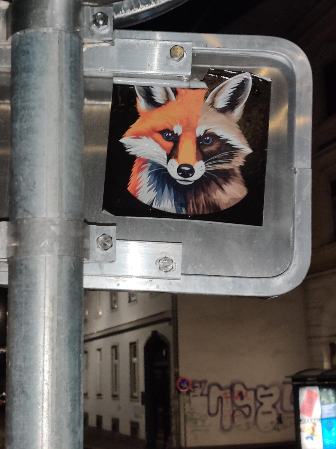 Fox/badger stickers Fox/badger stickers