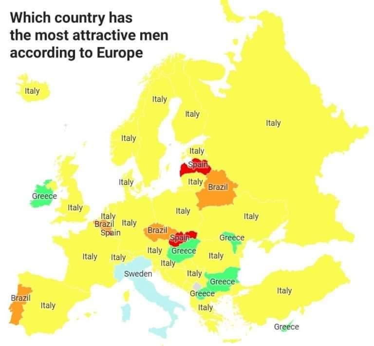 Which Country Has the Most Attractive Men According to Europe (2024)