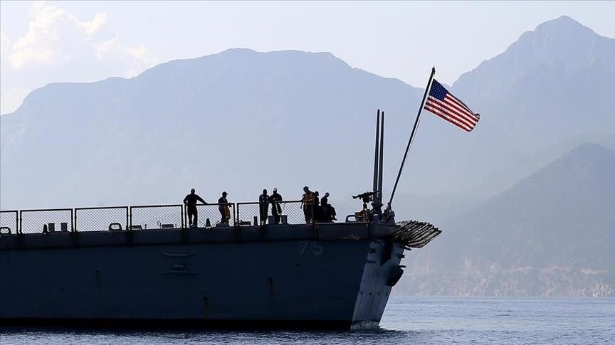 Japan begins landfill work for relocation of US air base in Okinawa logo