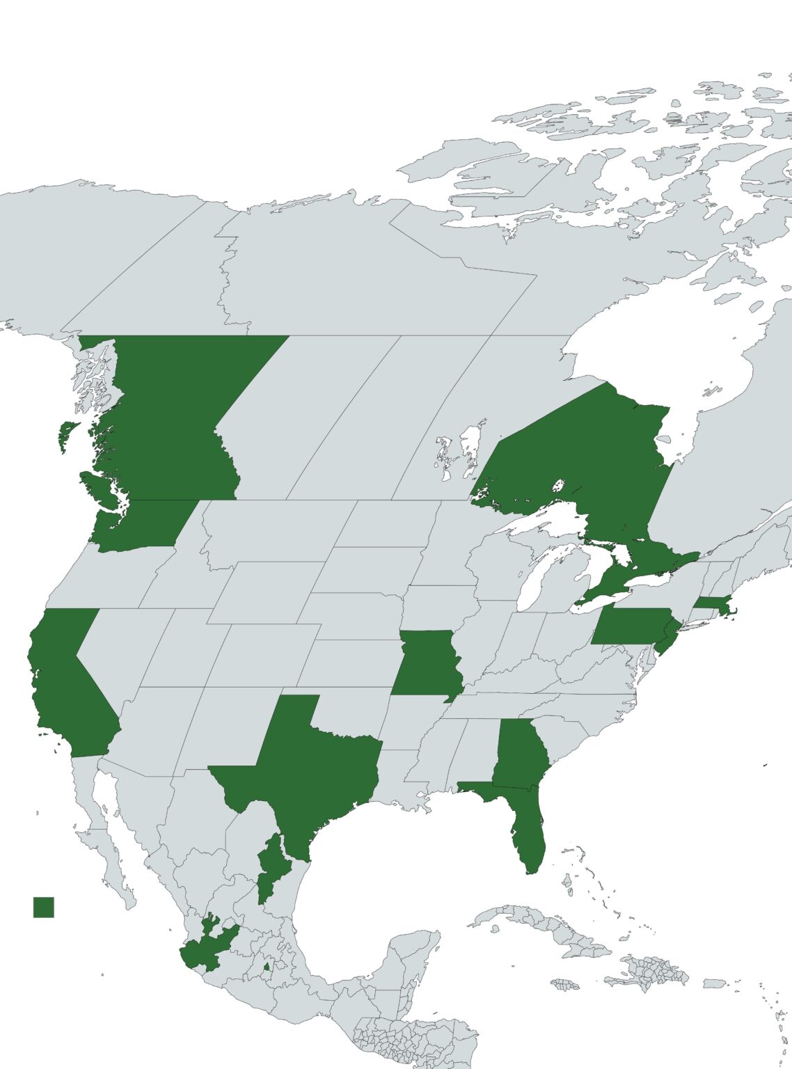North American subdivisions that’ll host World Cup matches