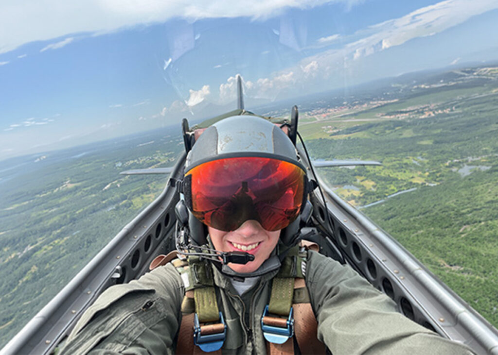 From the showroom to the skies: Tyler Ekse caps off educational journey with elite NATO pilot slot