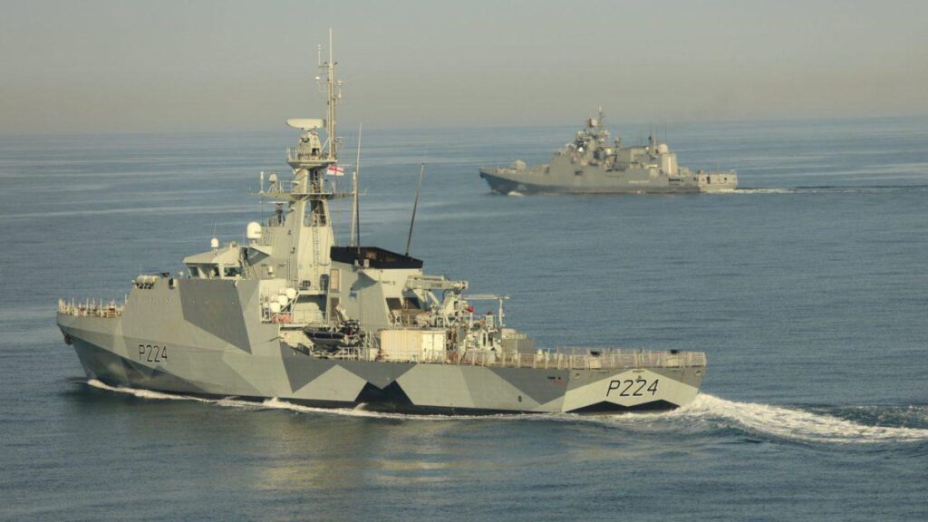 Russian warship 'fires warning shot' in Channel days after Putin's tanker seized