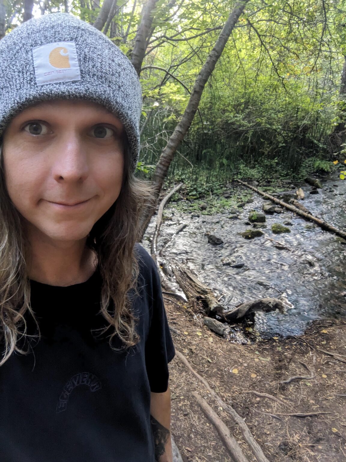 Decided to enjoy a day by the creek. This exact creek is part of the spring that feeds most of northern californias watershed.