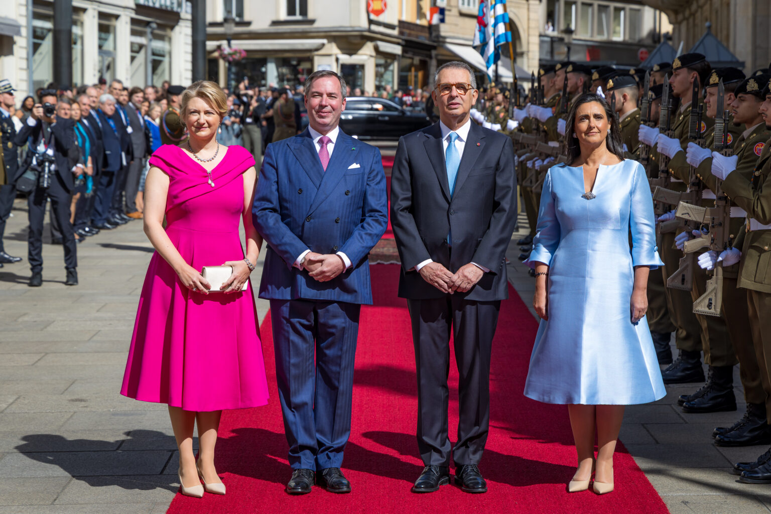 Welcomed by Grand Duke Guillaume: Portuguese president and prime minister begin historic official visit to Luxembourg Welcomed by Grand Duke Guillaume: Portuguese president and prime minister begin historic official visit to Luxembourg