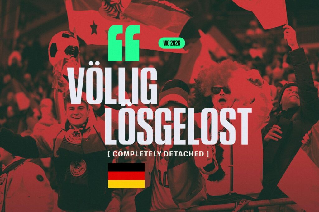 Germany’s fan anthem may translate as ‘completely detached’ – but really it’s about connection Germany’s fan anthem may translate as ‘completely detached’ – but really it’s about connection