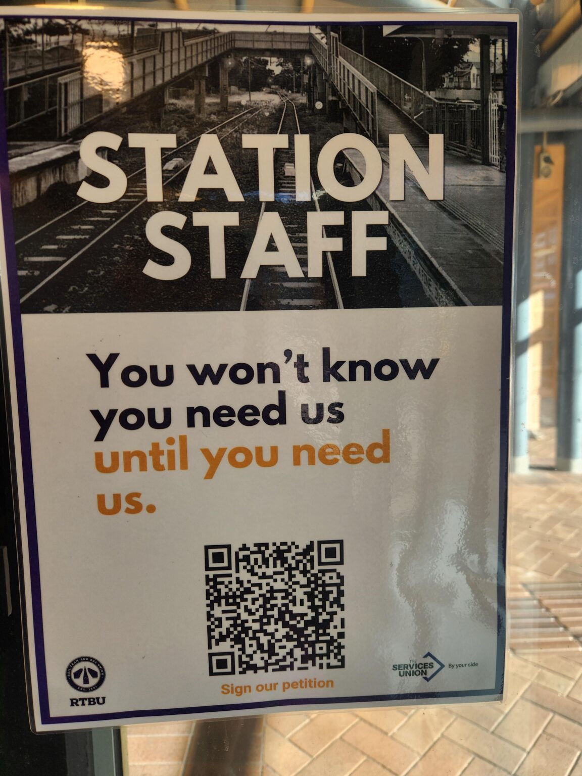 Petition for the QR station staff