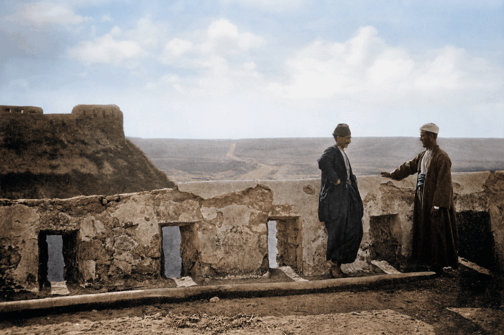Walls of Nicosia, late 19th century, colourised