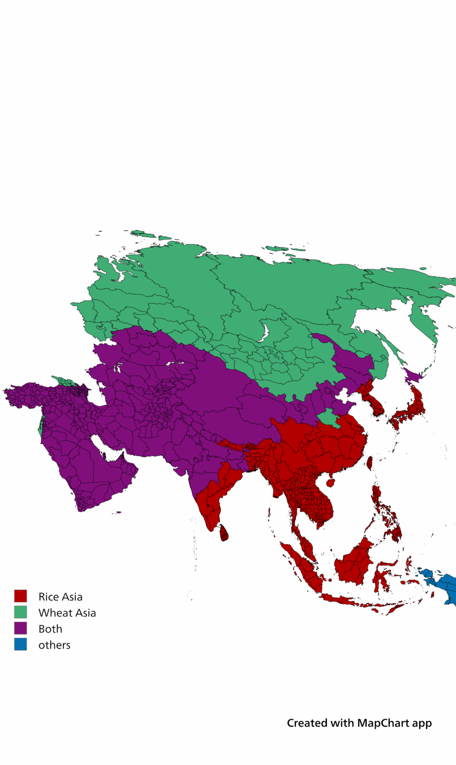 staple foods of Asian countries (oc)
